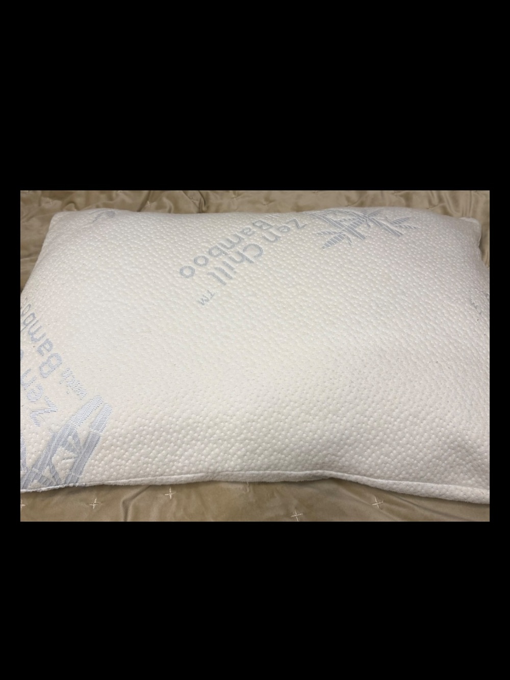 Cooling White Bamboo Memory Pillow for Restful Sleep